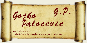 Gojko Paločević vizit kartica